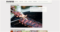 Desktop Screenshot of afrofoodtv.com