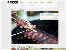 Tablet Screenshot of afrofoodtv.com